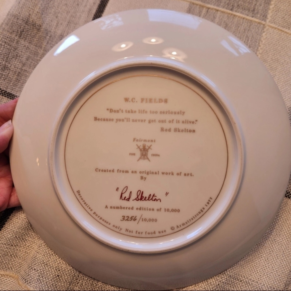 Red Skelton Colectible Clown Decrotive Plate Set. - Picture 4 of 5